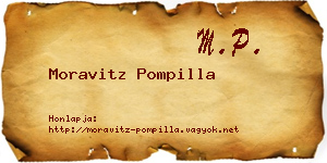 Moravitz Pompilla névjegykártya